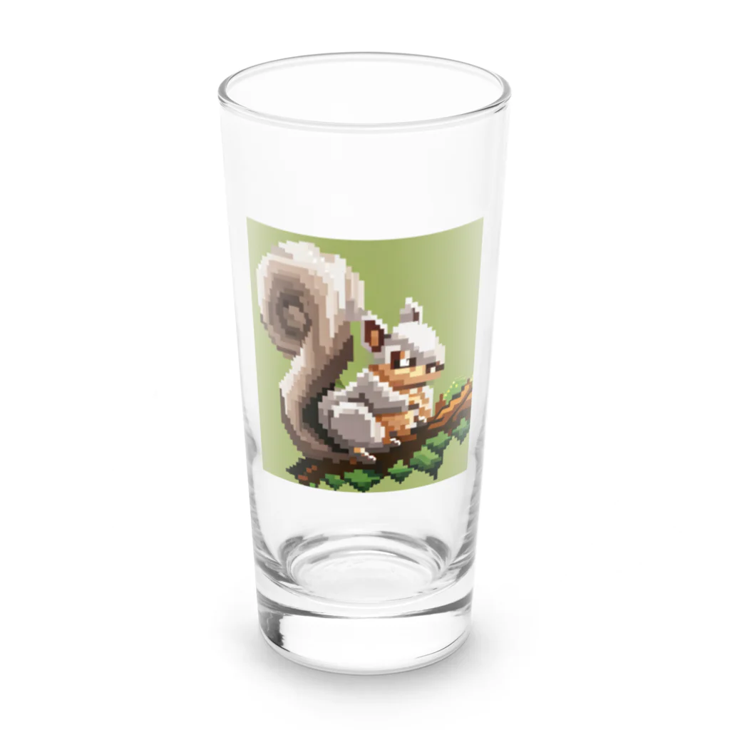 L-USのドット絵のりすくん Long Sized Water Glass :front