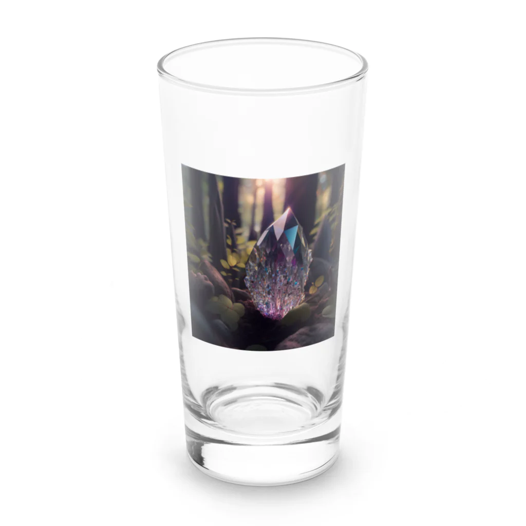 blue-asterの魔王のクリスタル Long Sized Water Glass :front