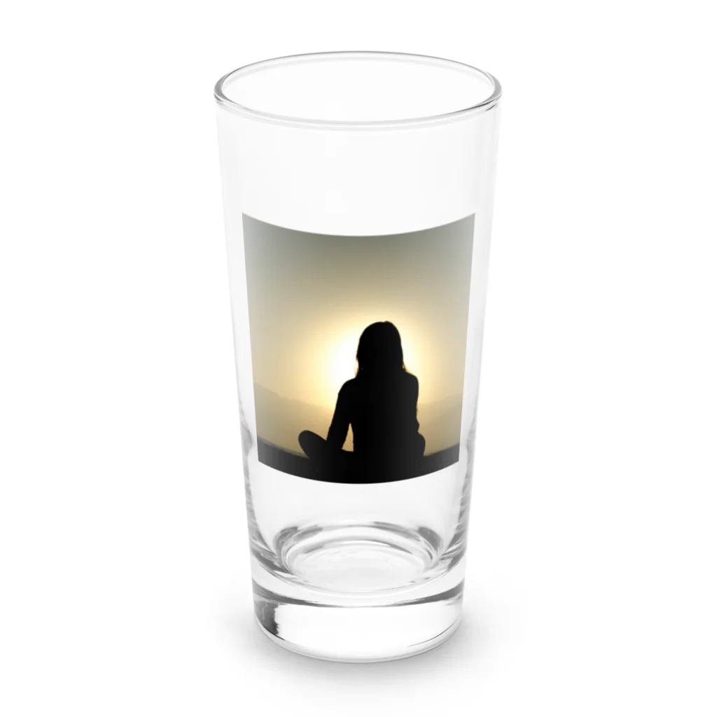 ダブル15の背中で語ろうグッズ Long Sized Water Glass :front