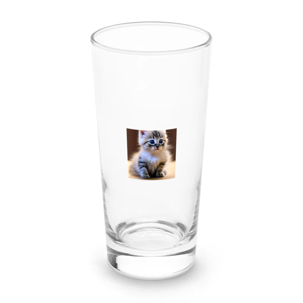 べぇやんショップのにゃんこちゃん Long Sized Water Glass :front