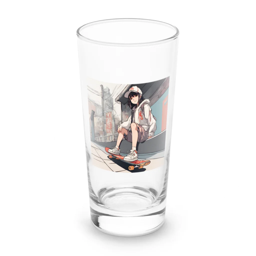 バーチャルライフ。のバーチャル少女3 Long Sized Water Glass :front