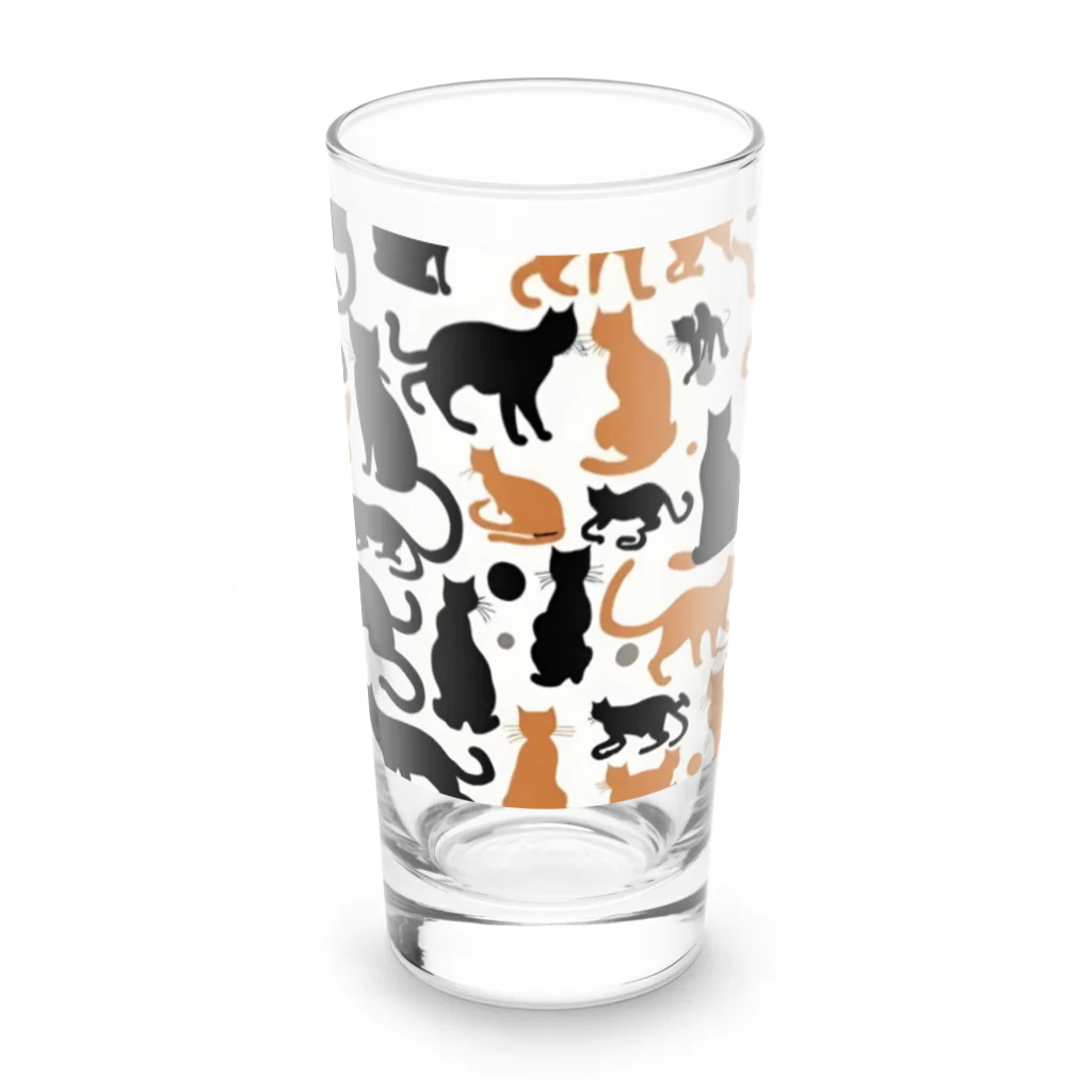 horoscope のねこねこねこ Long Sized Water Glass :front