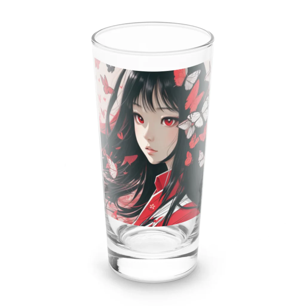 大正レトロJYOSIの大正レトロJYOSI　シュリ:syuri【ロゴ入り】 Long Sized Water Glass :front