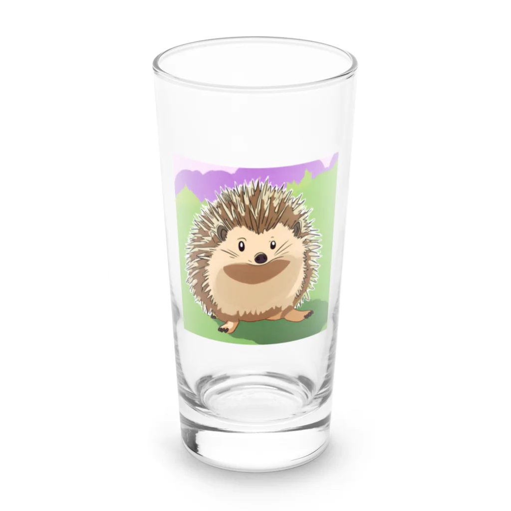 ta-haのイラストハリネズミグッズ Long Sized Water Glass :front