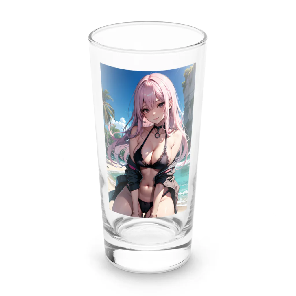 RGセクシーガールの美少女 Long Sized Water Glass :front