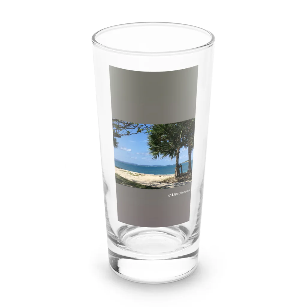 GAKU0118の沖縄の海の風景！ Long Sized Water Glass :front