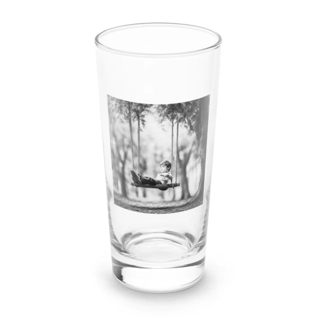 Suzuran_ranの森の中でブランコ Long Sized Water Glass :front