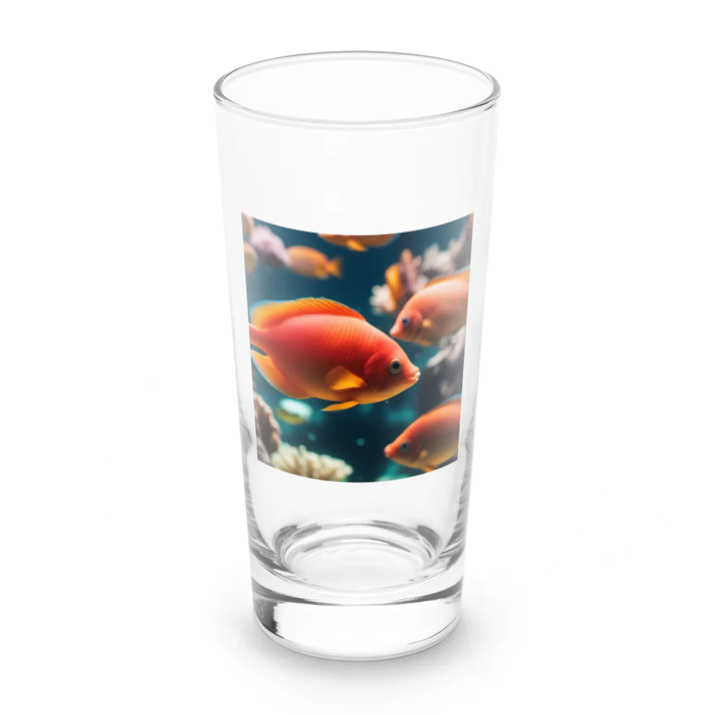 DapperMixの珊瑚の楽園、美魚群グッズ Long Sized Water Glass :front