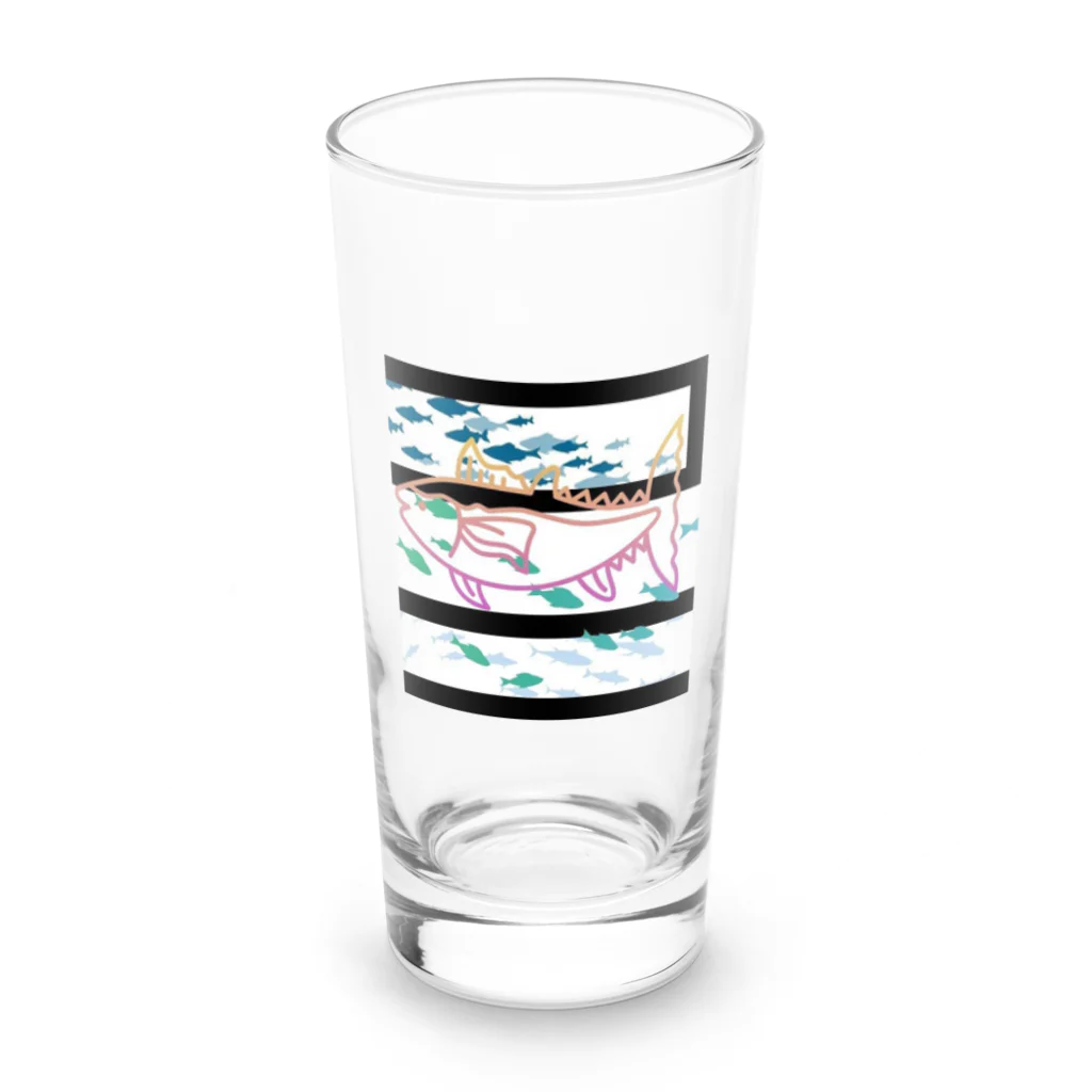 Xmasaのthe　海 Long Sized Water Glass :front