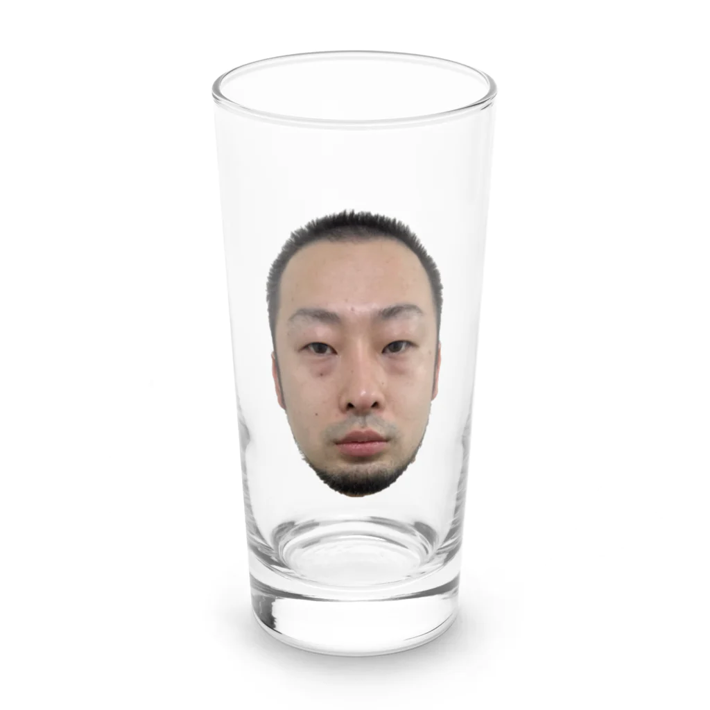 👾るみか勇者Lv.69👾の顔だけてんかんくん Long Sized Water Glass :front