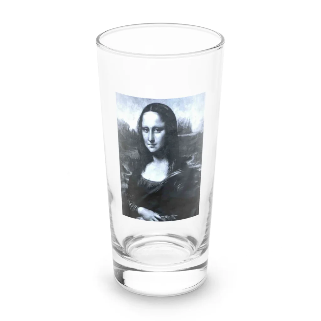 ファンタジスターのモノクロ　モナリザ Long Sized Water Glass :front