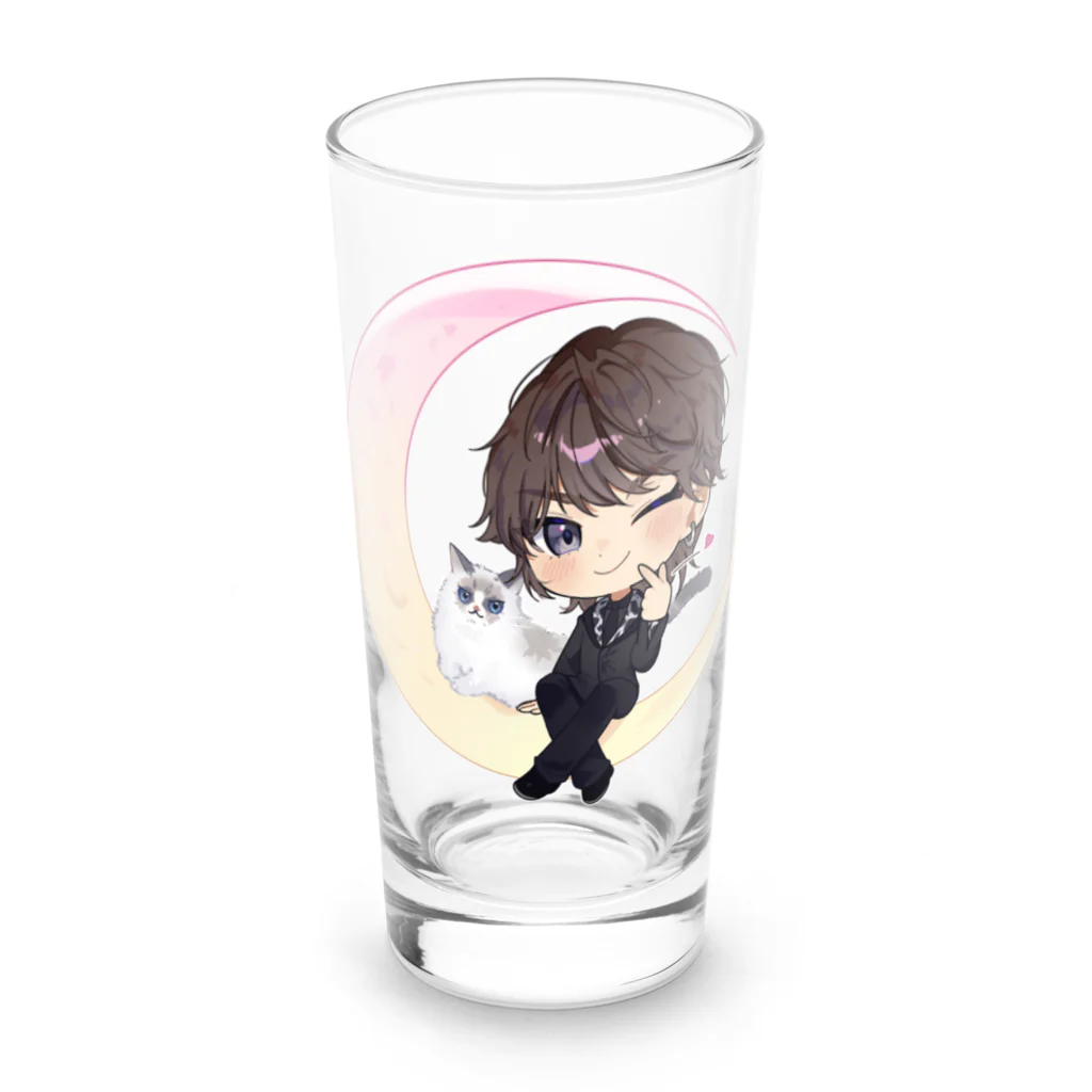 ルナルナ&ベルたんのルナルナ&ベルたん Long Sized Water Glass :front