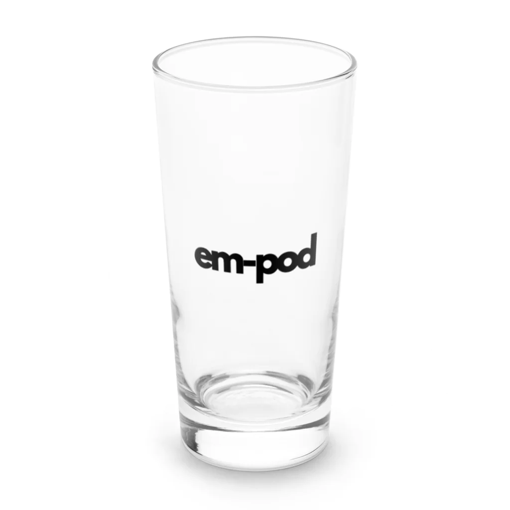 em-pod official Storeのem-pod オフィシャルグッズ Long Sized Water Glass :front