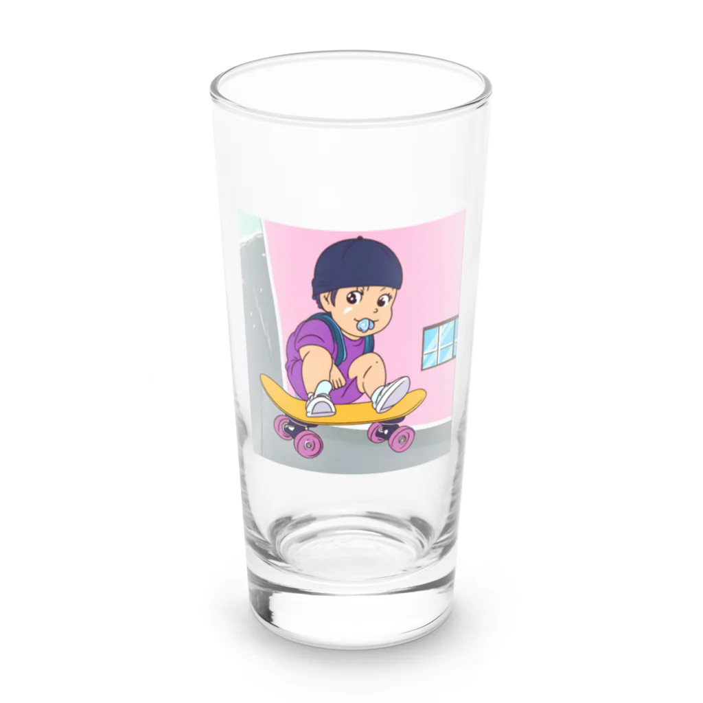 shoooooooon07のベビースケーター Long Sized Water Glass :front