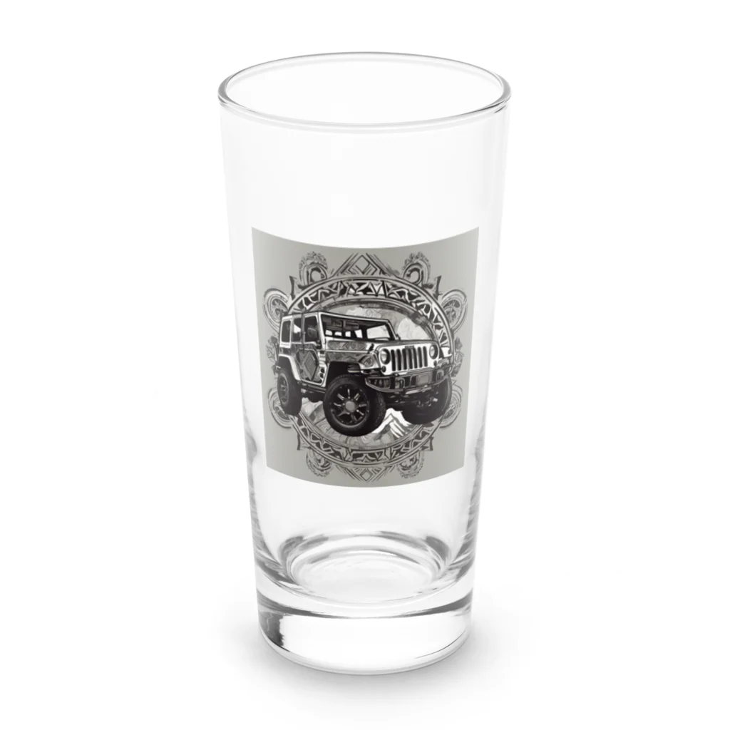 yougawhogaのトライバル　ジープ1 Long Sized Water Glass :front