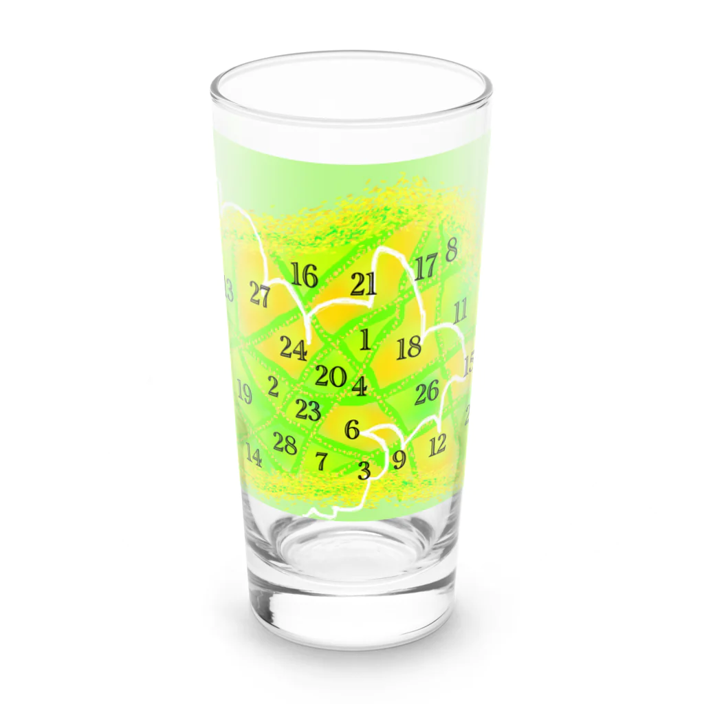 nijiirosorausagiの畑でジャンプ　お話の世界 【虹色空うさぎ】 Long Sized Water Glass :front