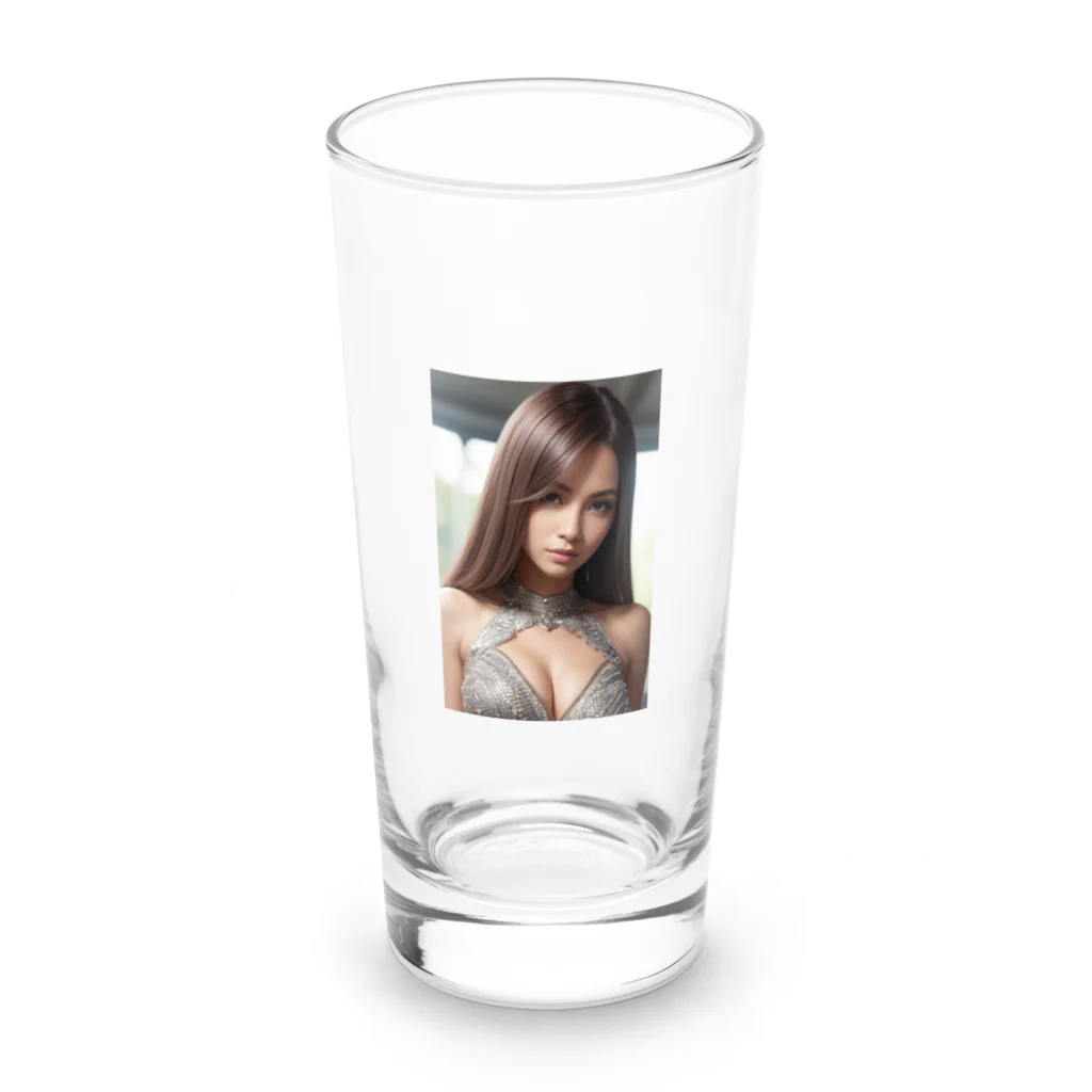 m31oのAI美女 A Long Sized Water Glass :front