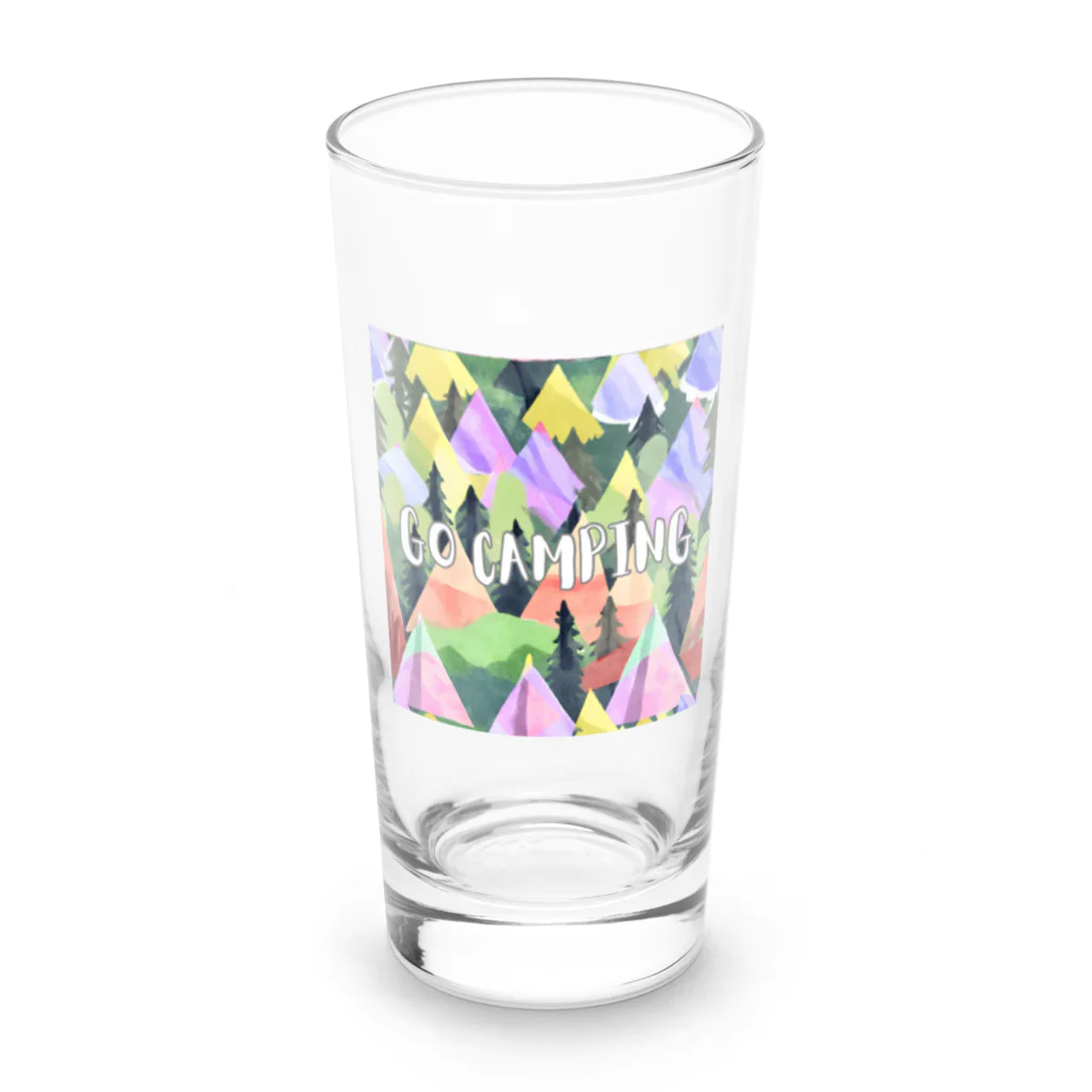 Rico294のカラフルテントでGO CAMPING 2 Long Sized Water Glass :front