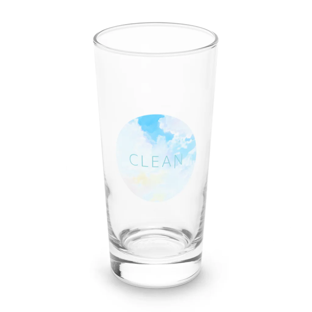 にくきゅうのCLEAN Long Sized Water Glass :front