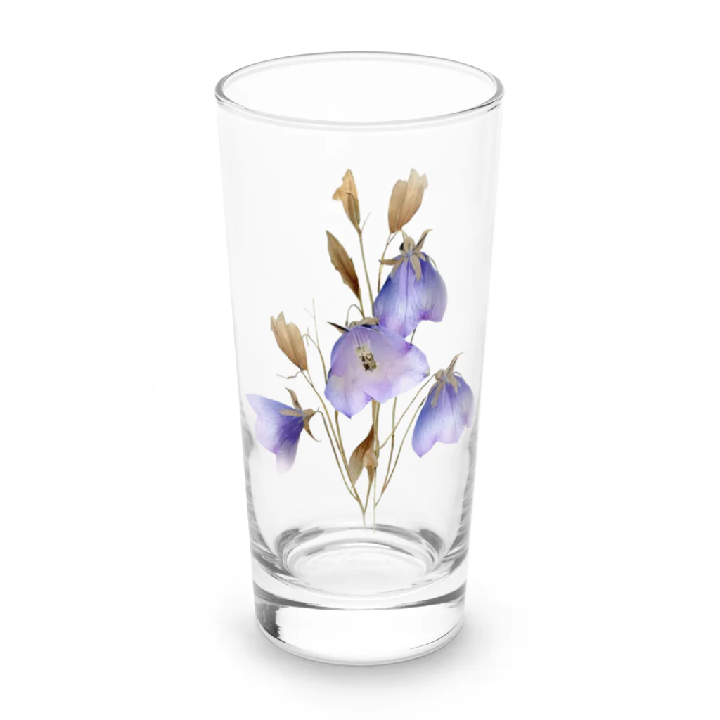 Atelier Petrichor Forestのキキョウ Chinese bellflower Long Sized Water Glass :front