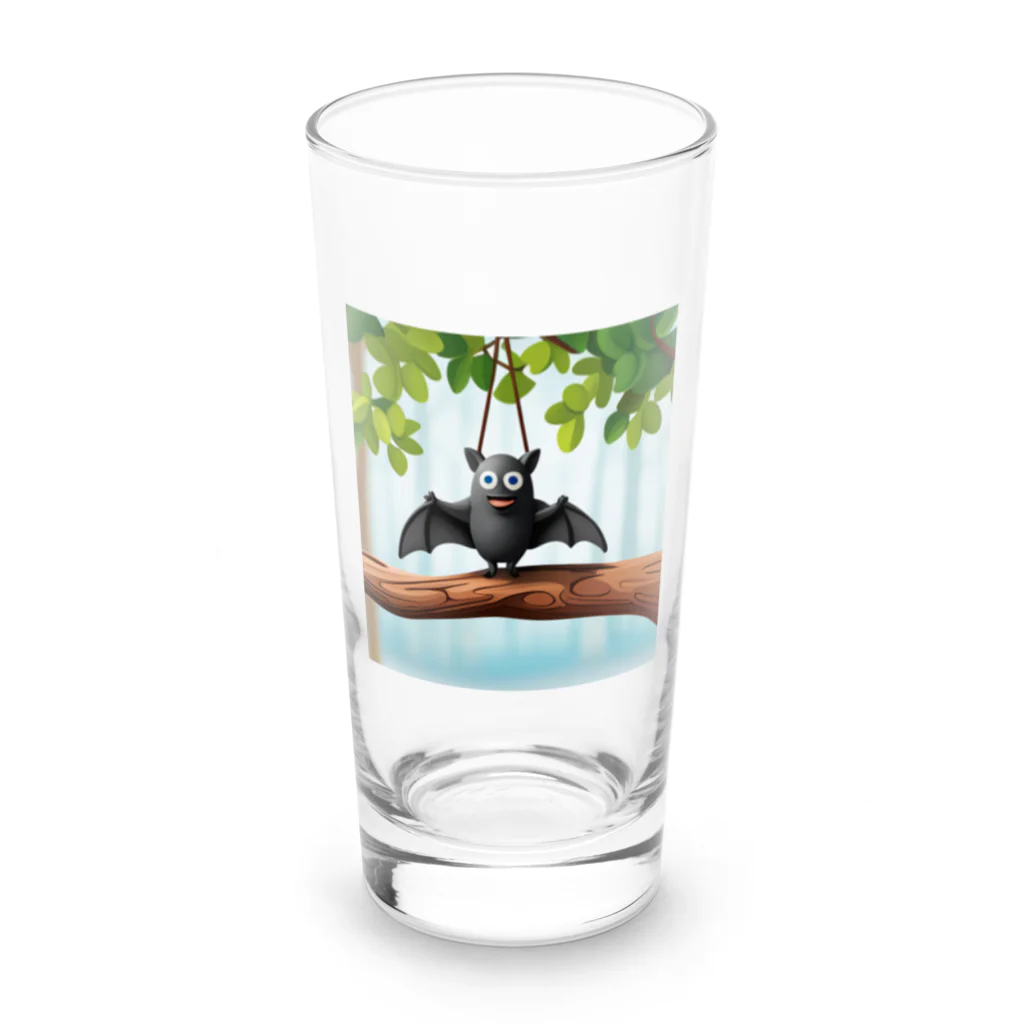 kosaemon3のまだ飛べないバットマン Long Sized Water Glass :front