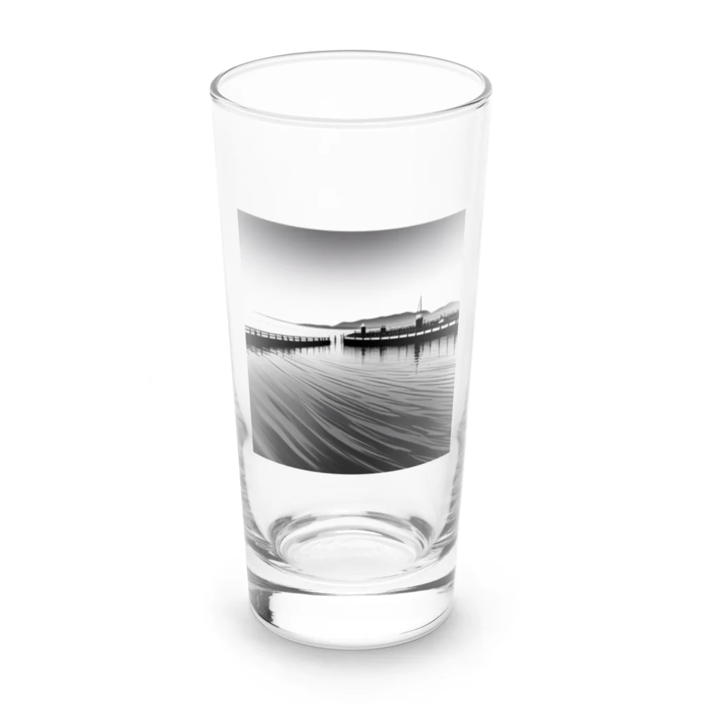 YoMiTの有名な観光スポットイメージ画像：チューリッヒ湖（スイス） Long Sized Water Glass :front