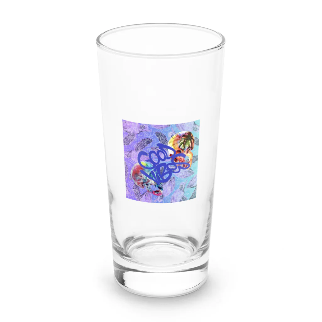 Y.UKI CollectionのGoodViBoS×ガイコツ Long Sized Water Glass :front