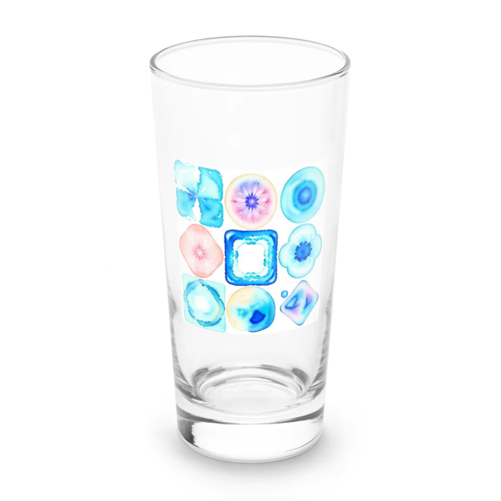 ようこそ　taitaitaro shop への大人気のジオメトリック柄！ Long Sized Water Glass :front