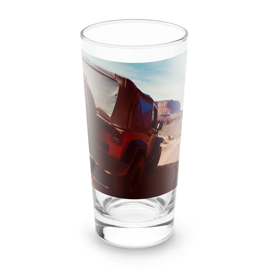 SexyJeepのモアブコレクション　ホワイトリム02 Long Sized Water Glass :front