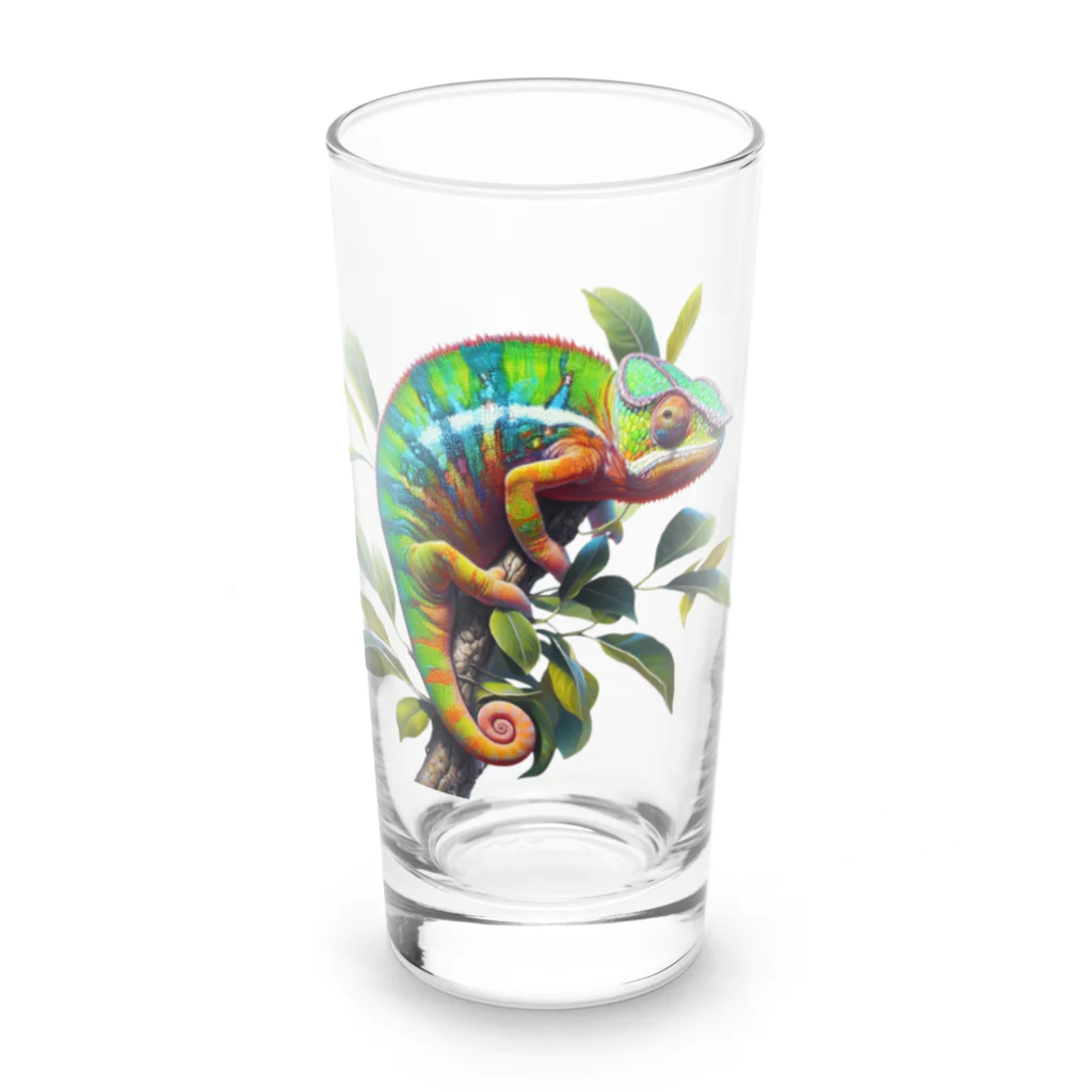 miraikunの七色カメレオン Long Sized Water Glass :front
