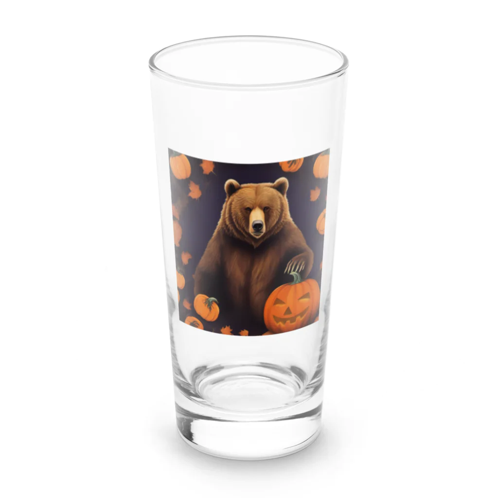 ToToMoの【ハロウィン】グリズリー２ Long Sized Water Glass :front