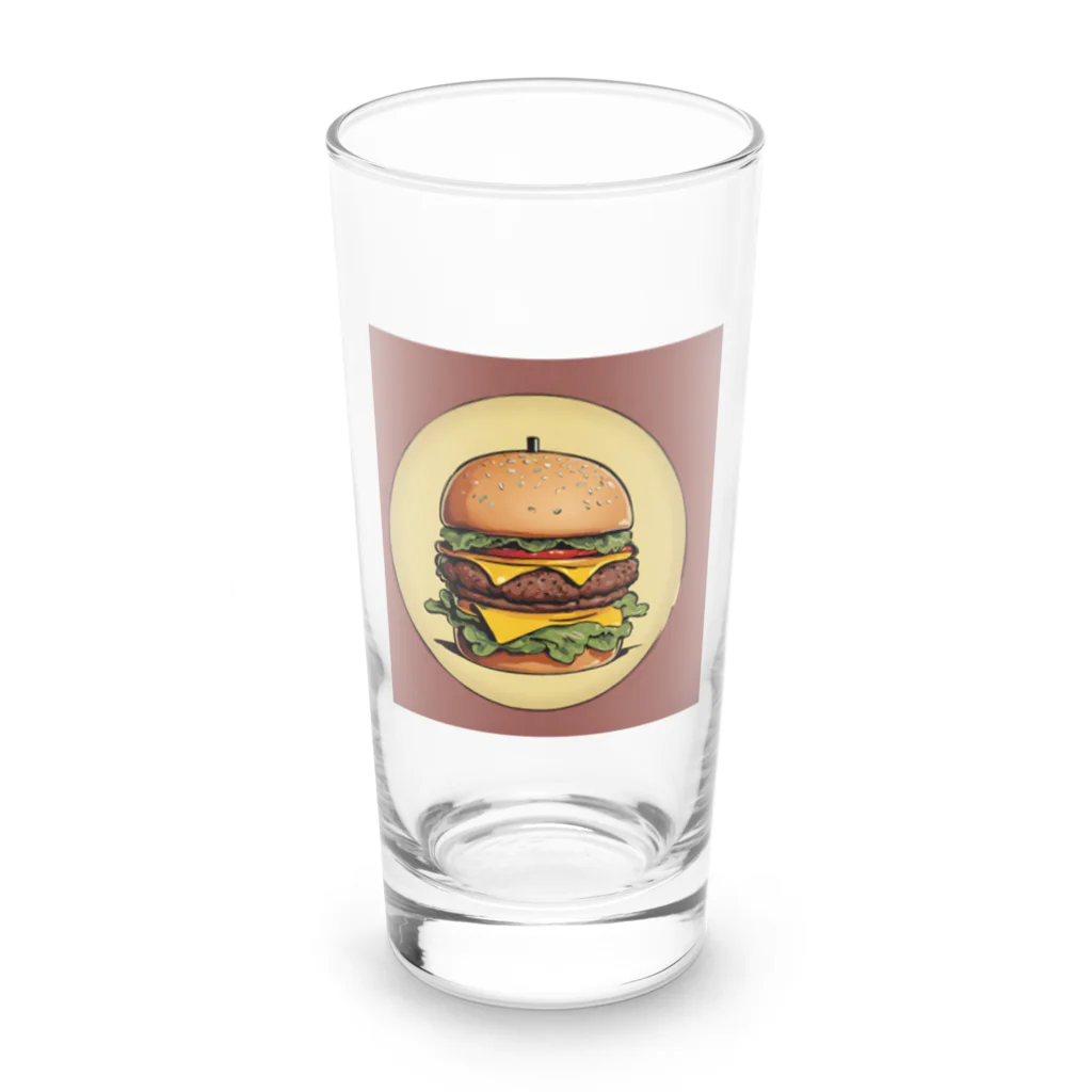 FUJIMON shopのバーガーバーガー Long Sized Water Glass :front