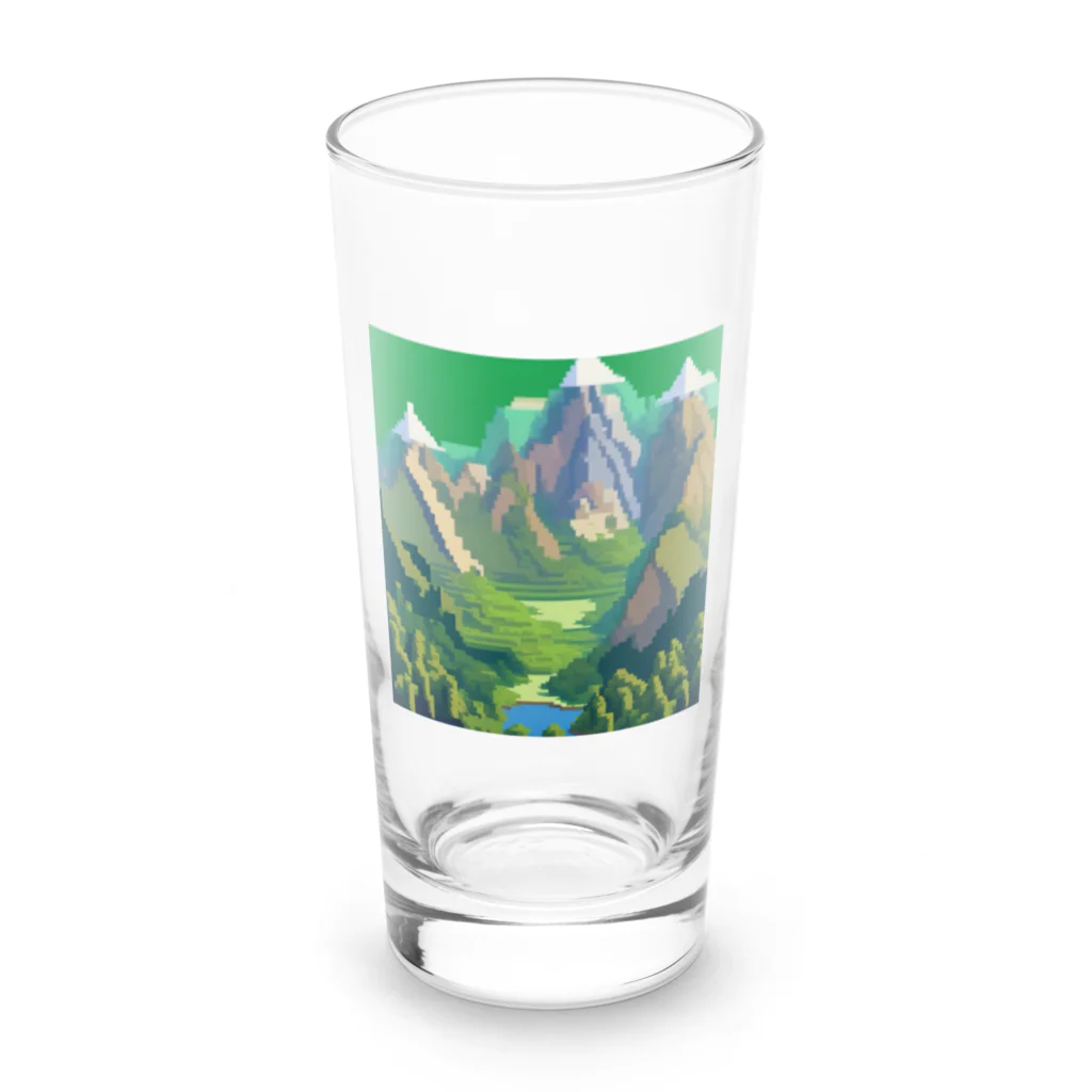 taka_maniaの山岳地帯 Long Sized Water Glass :front