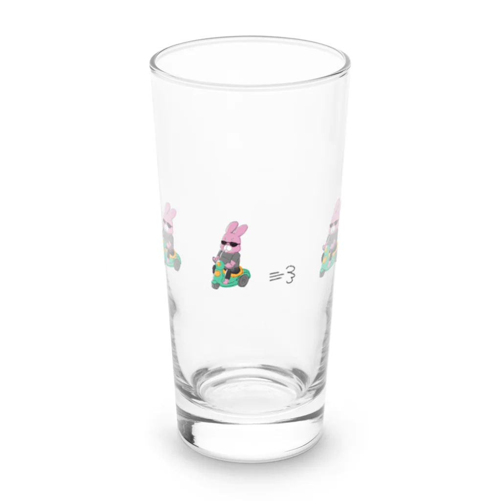 paruko____ショップのうさじ　三体ver. Long Sized Water Glass :front