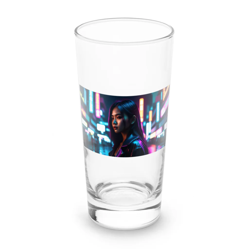 SAMURAI_BOYのAI美少女 Long Sized Water Glass :front