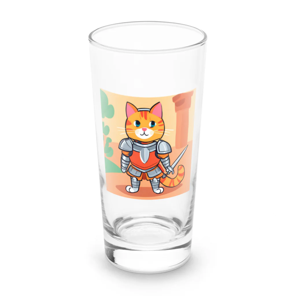 人生Storeの勇者猫 Long Sized Water Glass :front