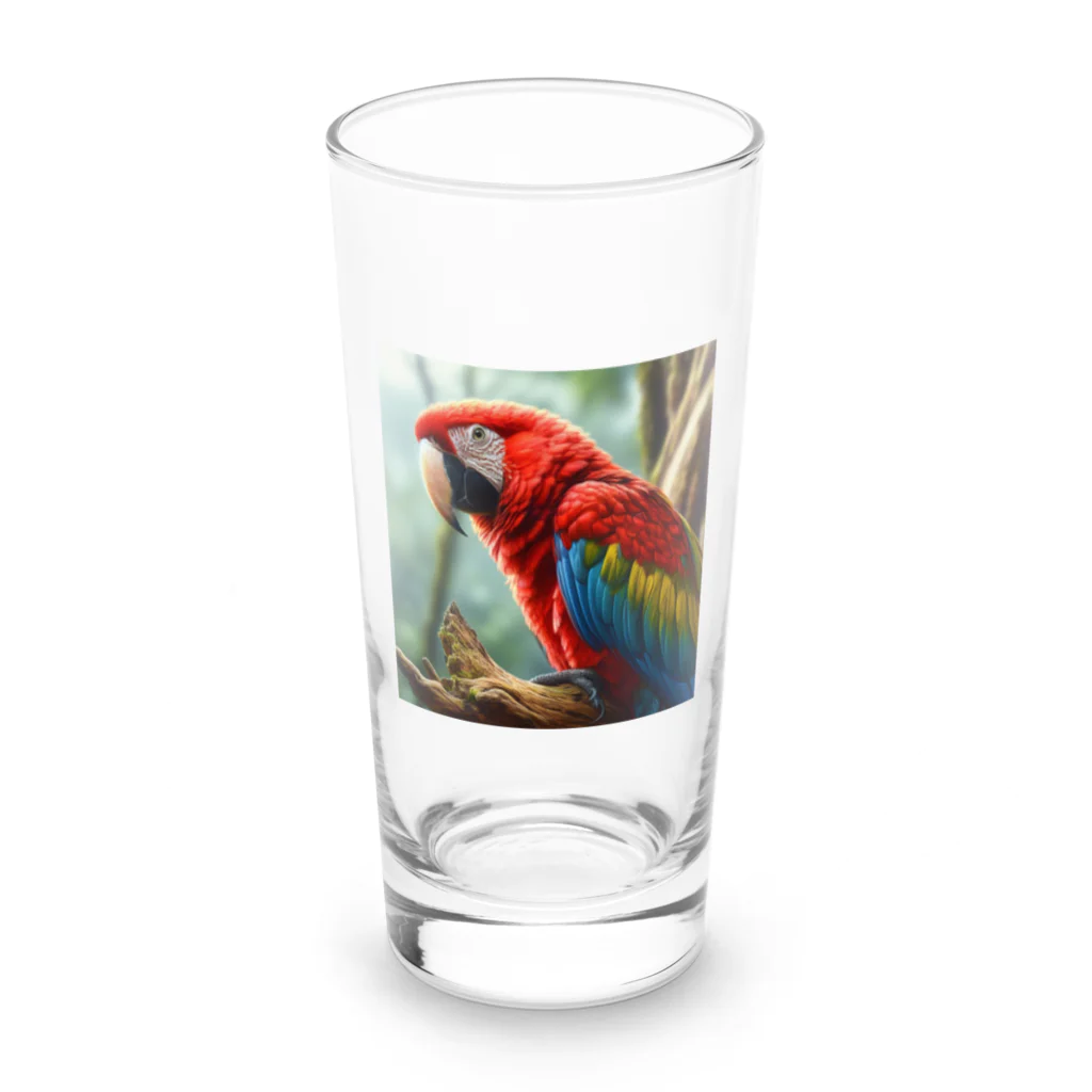 SAKIのコンゴウインコ Long Sized Water Glass :front