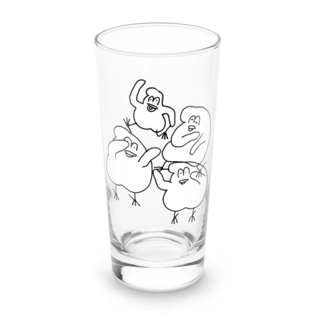 mugny shopのダンスとりもち Long Sized Water Glass :front