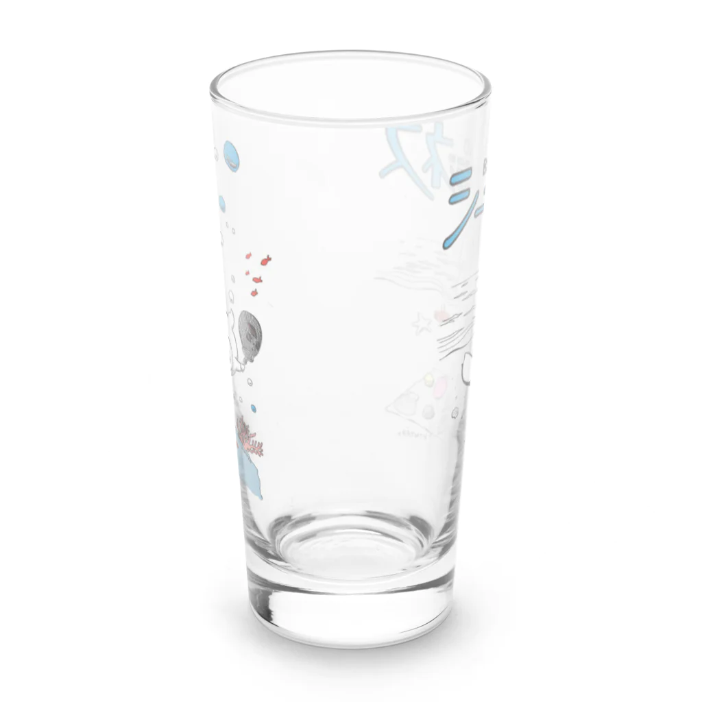 おさしみ文庫のベンちゃんビジネスロンググラス Long Sized Water Glass :front