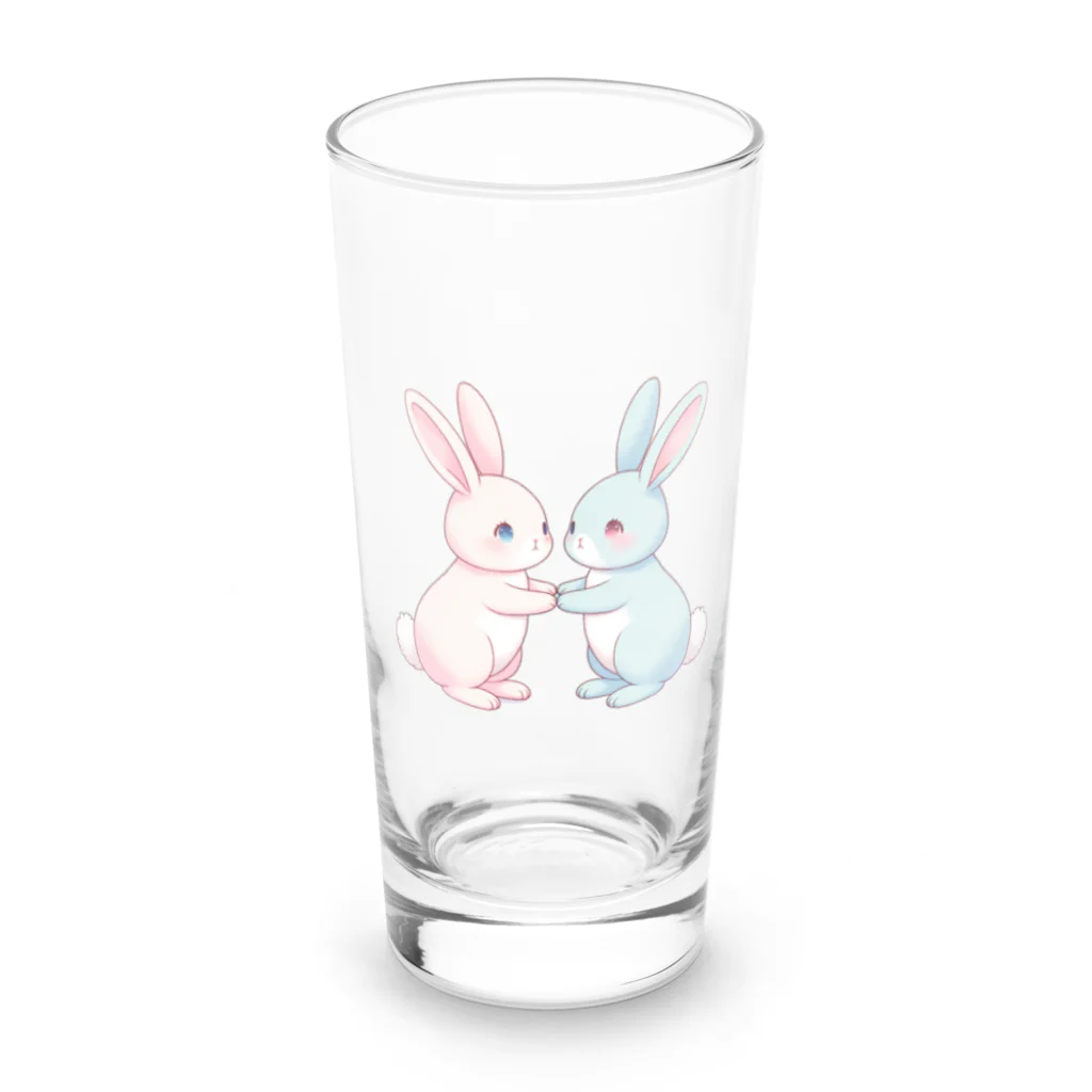 ゆるふわショップのゆるふわうさぎ Long Sized Water Glass :front