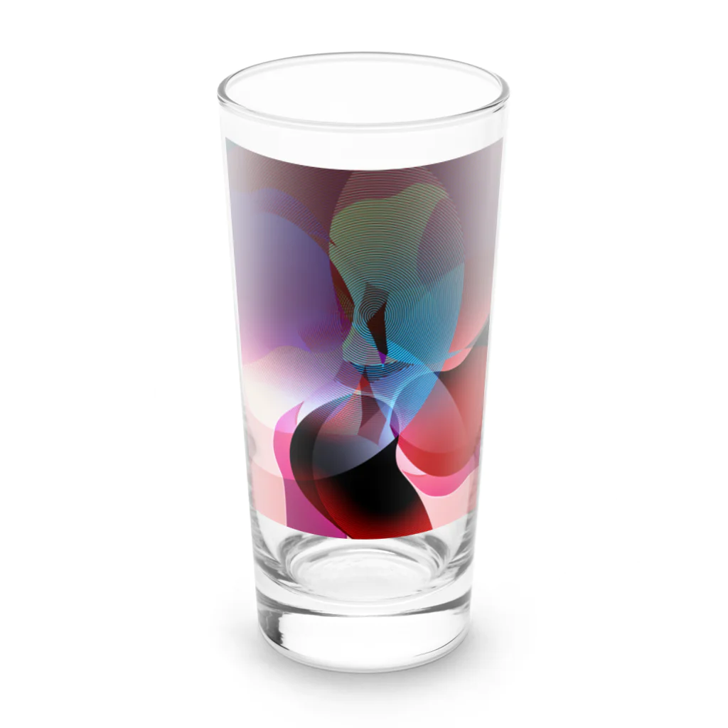 GOOD VIBES CATSのあなたはおしり派？おっぱい派？ Long Sized Water Glass :front