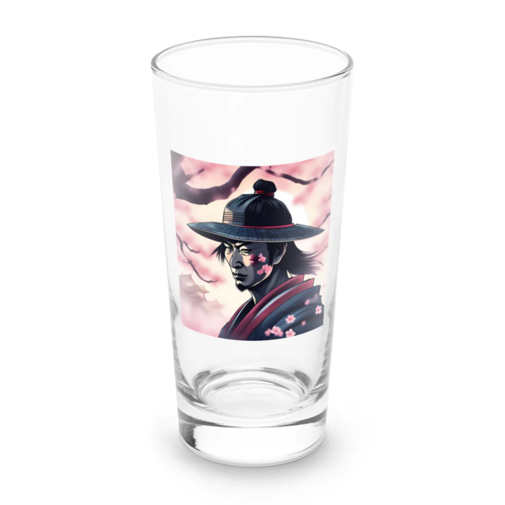 samurai-isの桜とサムライ Long Sized Water Glass :front