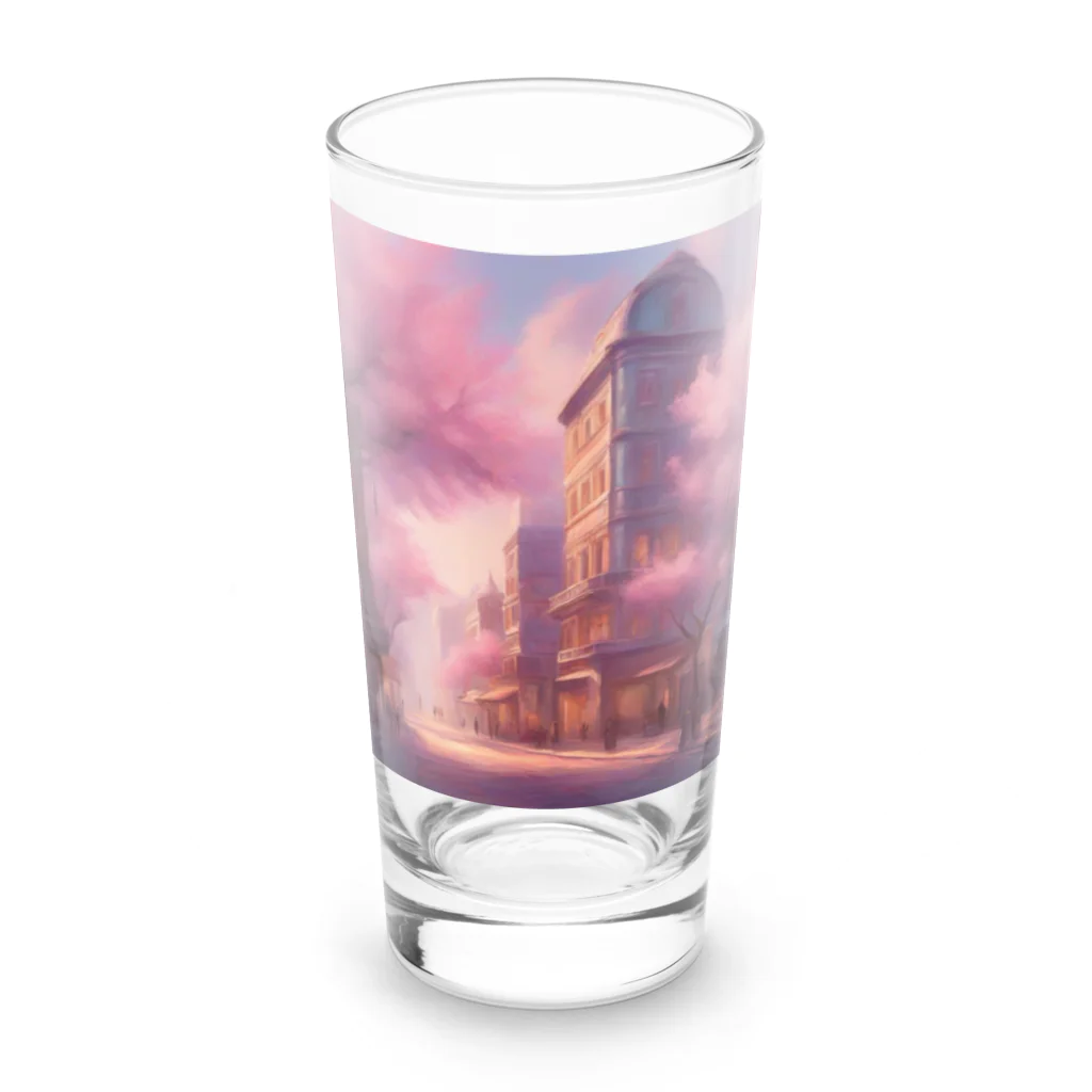 hanabi871の街 Long Sized Water Glass :front