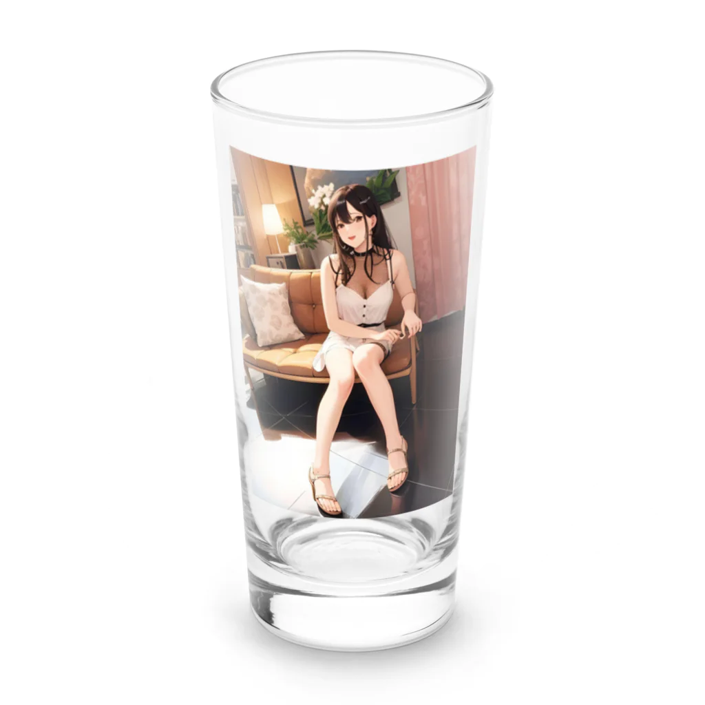 咲夜の隠れ家の二次元大人のお姉さんシリーズ4 Long Sized Water Glass :front