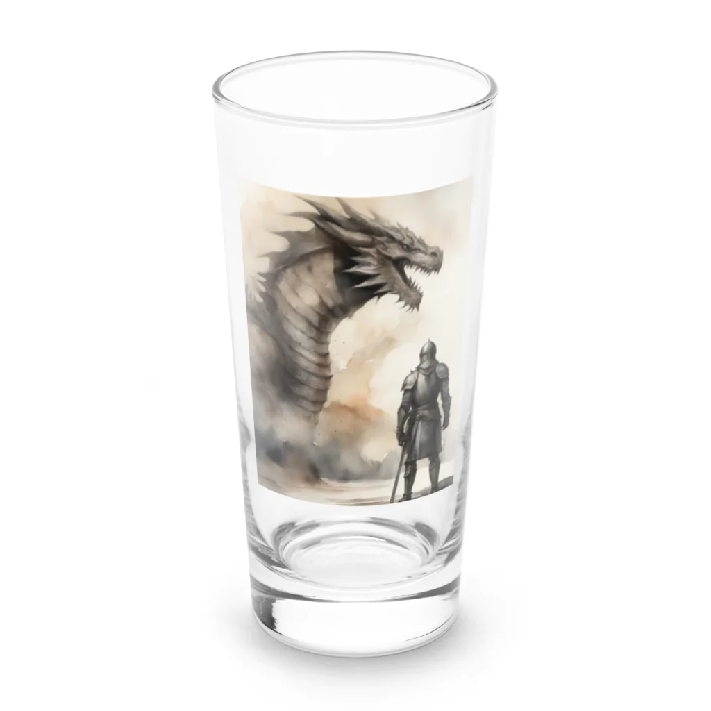 osaruna7741の感謝 Long Sized Water Glass :front