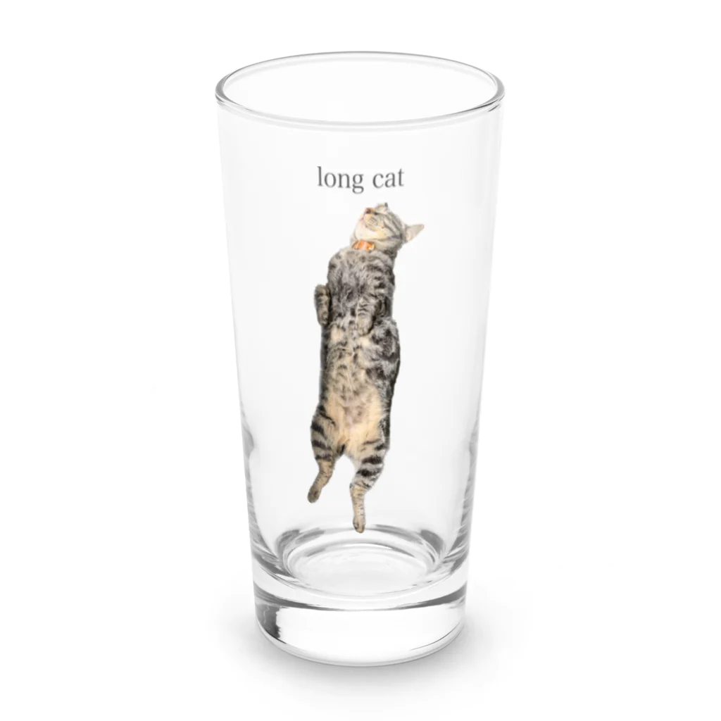 保護猫しじみのへそ天保護猫しじみ Long Sized Water Glass :front