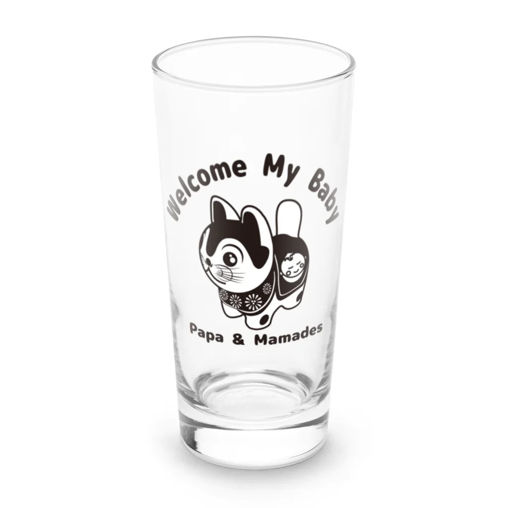 kamono84009の安産犬張り子ちゃん２号 Long Sized Water Glass :front