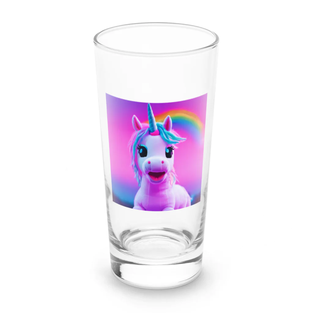 unicorn_dreamsのわたしミライから来たユニ Long Sized Water Glass :front