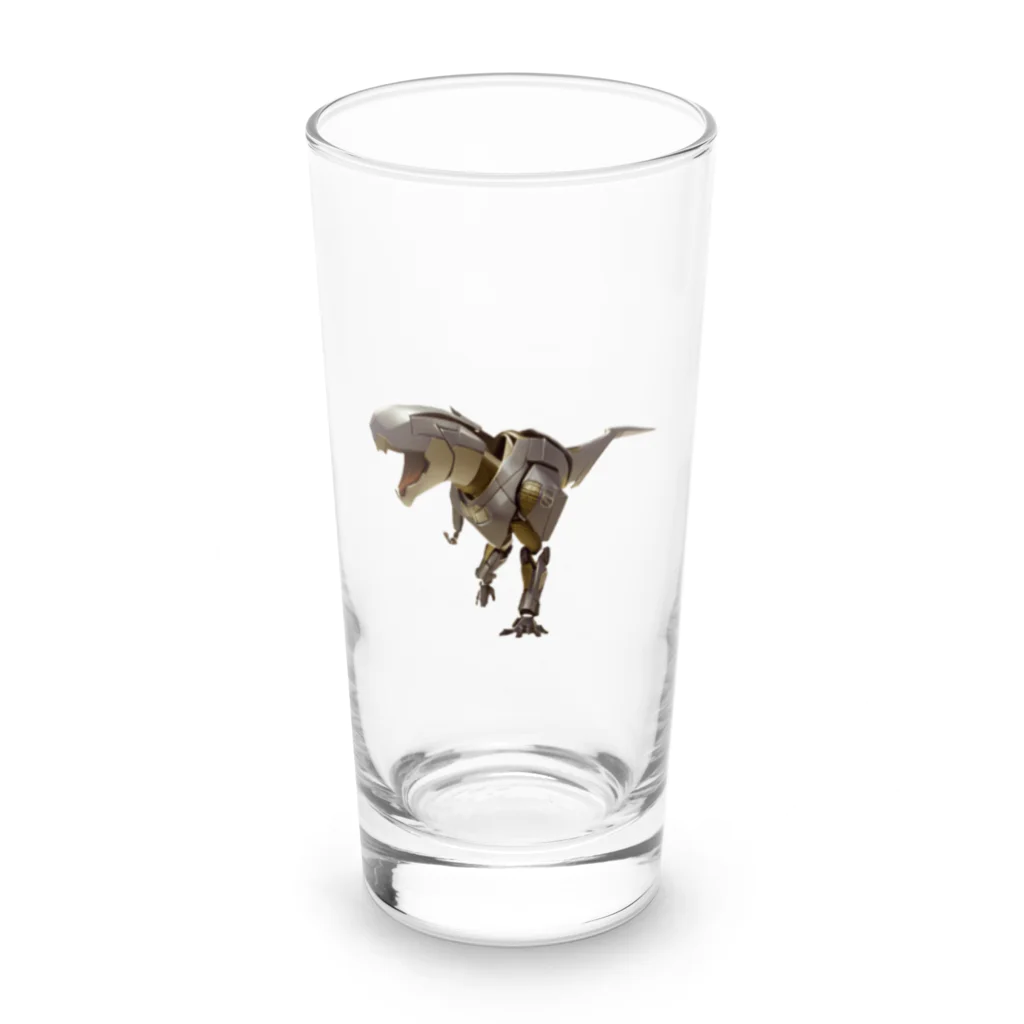 なぞんしょっぷのロボット恐竜 Long Sized Water Glass :front