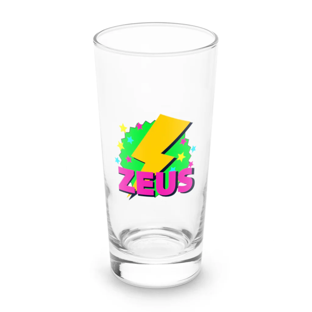 ゼウスのゲーム実況部屋【グッズ販売】のゼウスなコップ達 Long Sized Water Glass :front